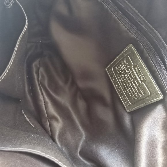 Coach Ergo Signature Hobo Purse Bag Jacquard Leather Shoulder 12227 Y2k Gold - Picture 8 of 8